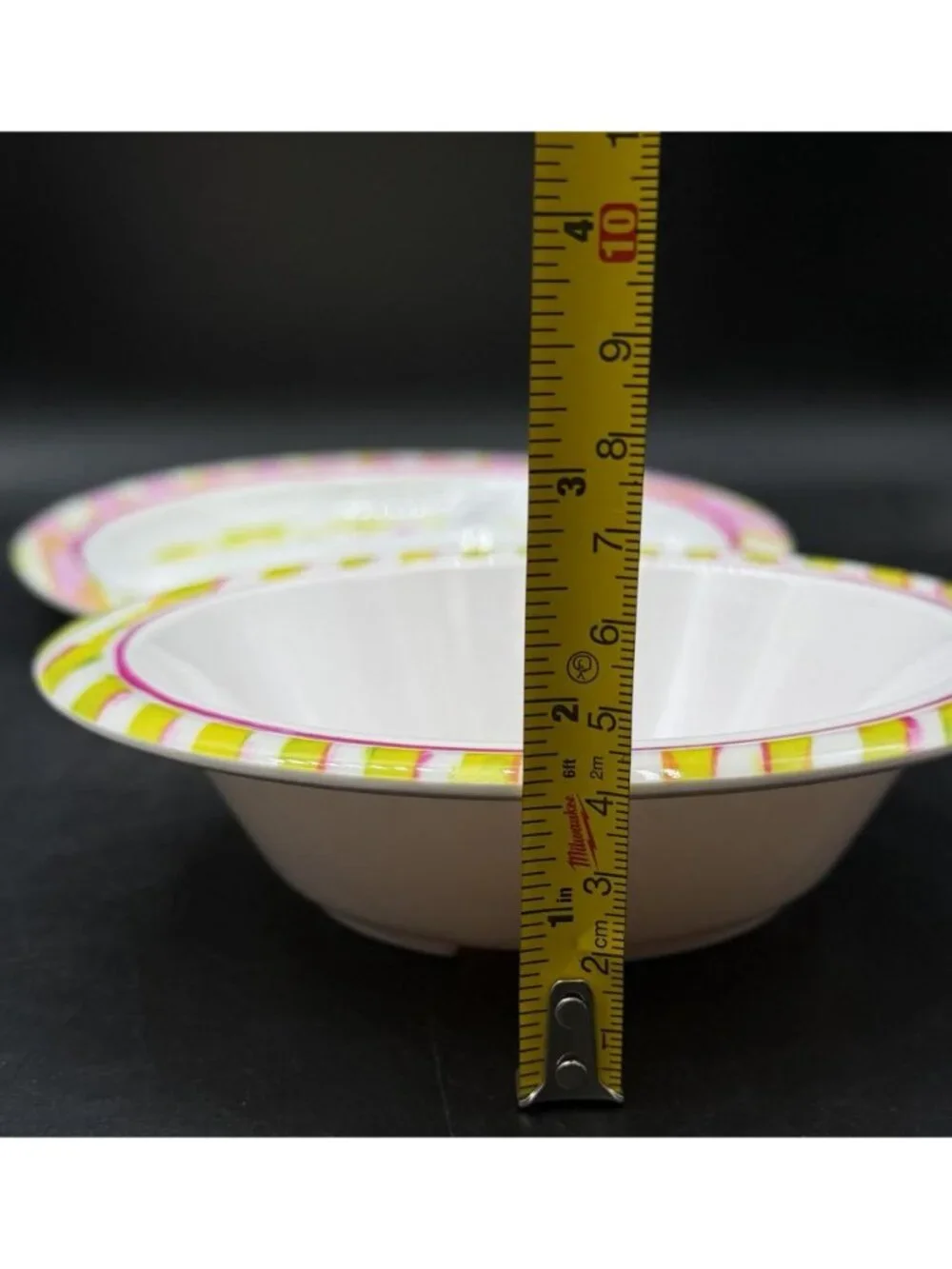 MacKenzie-Childs Fruit Bowl Pear Toddler Dinnerware Replacement Plate & Bowl